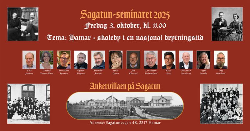 Plakat Sagatun-seminaret 2025