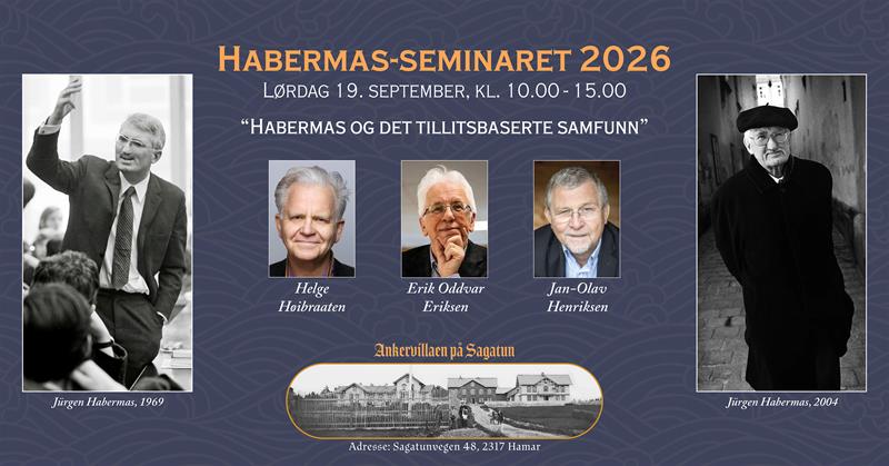Plakat Habermas-seminaret 2026: 