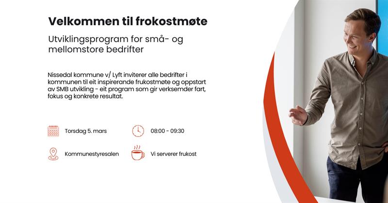 Frukostmøte: SMB-utvikling - Vest-Telemark.no