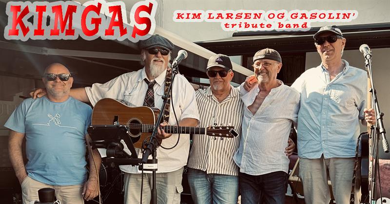 Plakat KimGas spiller Kim Larsen og Gasolin på Ås stasjon