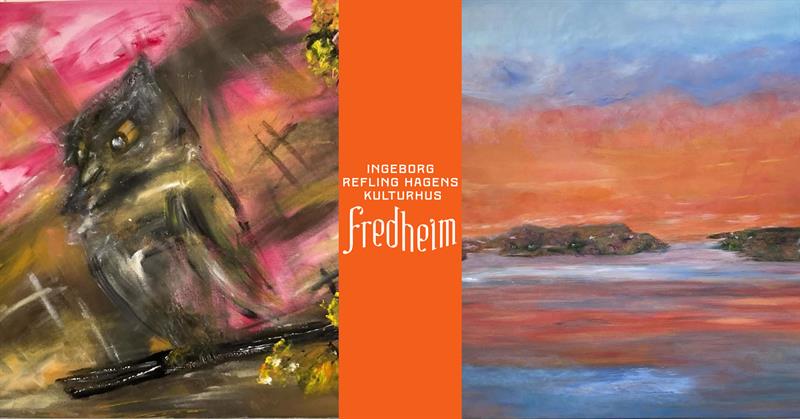 Plakat Utstilling - Anne Vangen Solberg