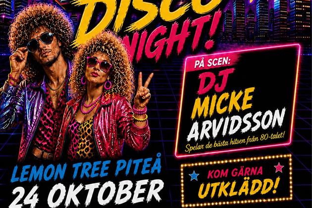 80´s disco night!