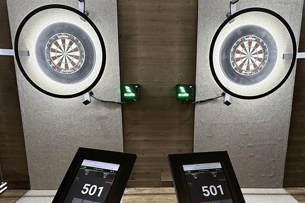Dart, Bowlingarenan