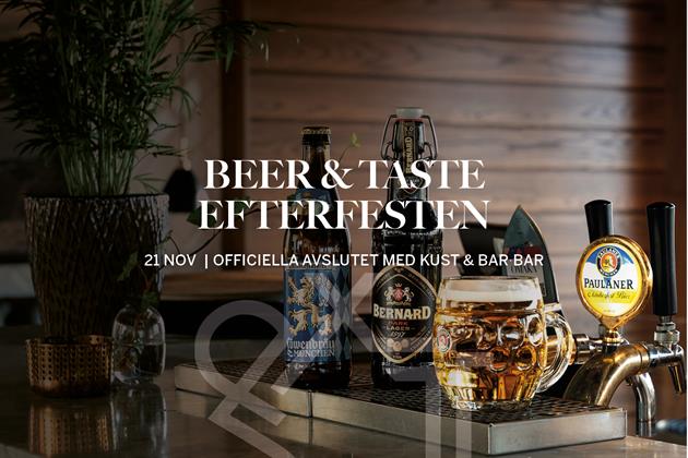Beer & Taste efterfesten på Kust & Bar Bar
