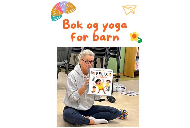 Bok og yoga for barn