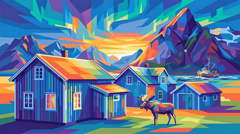 Torbjørn Endrerud – fargerik popart på gjesteveggen, 26.09.2026 10:00:00 fra 10.00 til 18.00