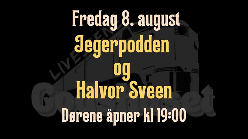 Plakat Jegerpodden og Halvor Sveen