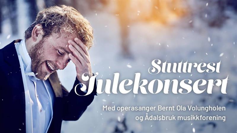 Plakat Stuttrest julekonsert 2026
