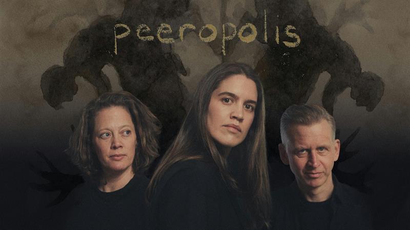 Plakat Peeropolis / Teater Innlandet