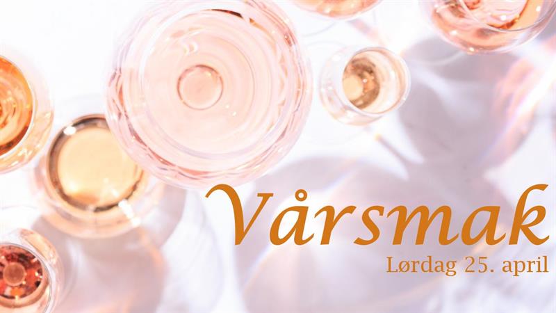 Plakat Vårsmak 2026 / Hamar Vinfestival