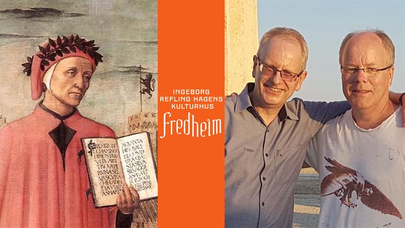 Plakat Lesningen på Fredheim: Dante Alighieri