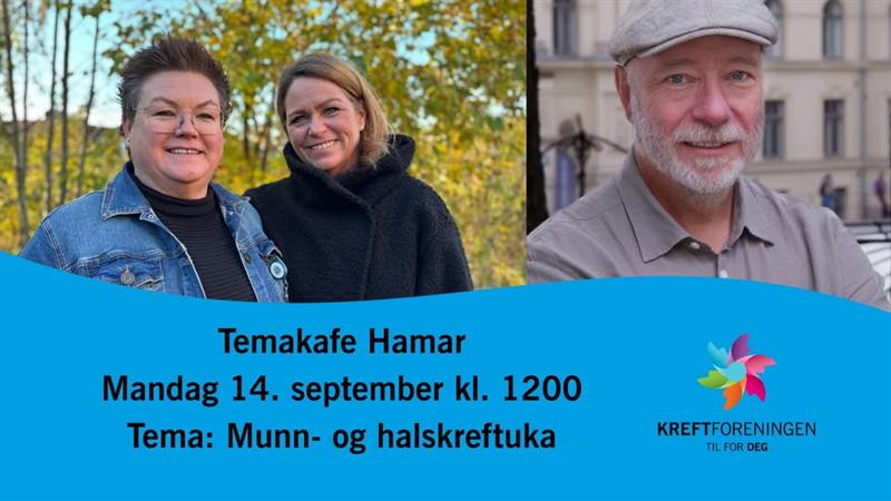 Plakat Kreftforeningens Temakafe