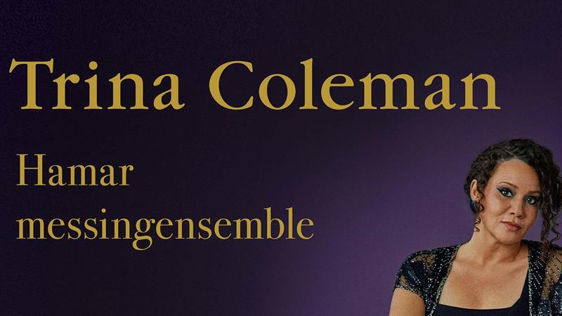 Plakat Trina Coleman & Hamar messingensemble: A jazz Affair