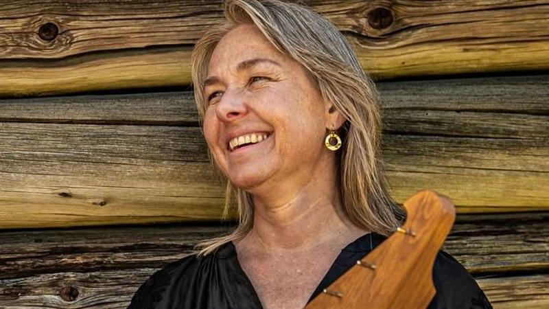Plakat Været blåser, og bjørka rugger - konsert med Margrete Nordmoen