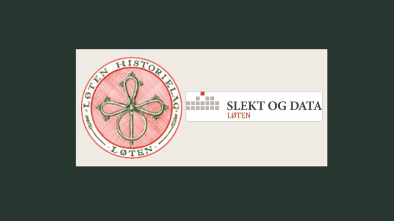 Plakat Kurs i slektsforsking med Løten historielag og Slekt og data Løten