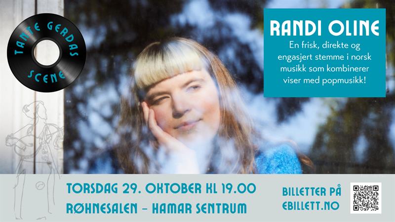 Plakat Randi Oline på Tante Gerdas Scene