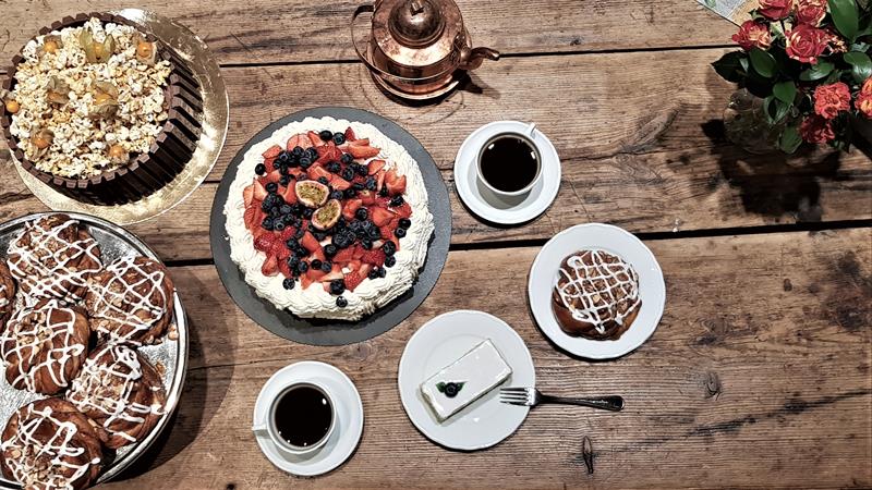 Plakat Fredagskaffe på Prøysenhuset