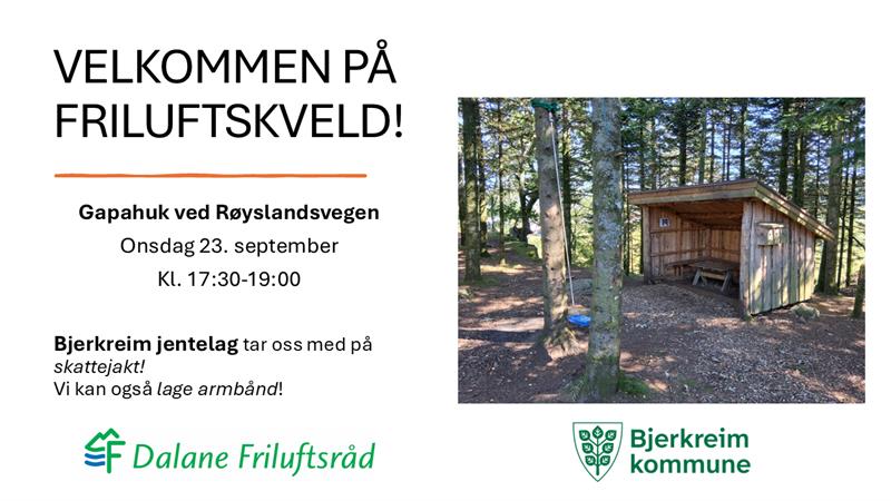 Friluftskveld - Bjerkreim