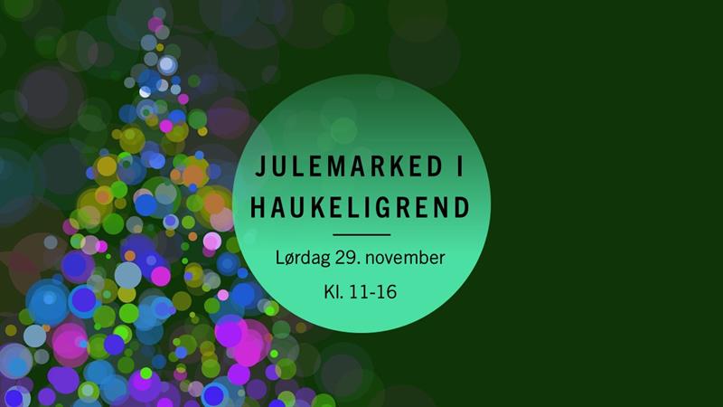 plakat til "julemarked i Haukeligrend"