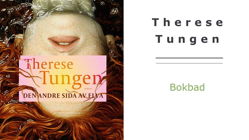 Plakat Bokbad med Therese Tungen