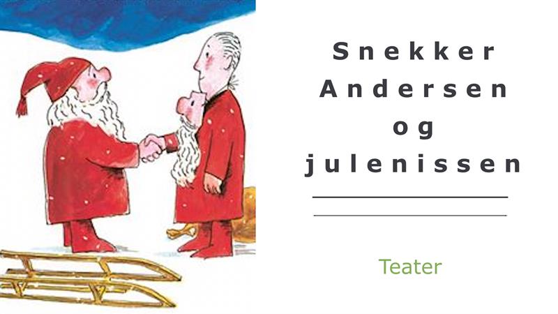 Plakat Snekker Andersen og julenissen