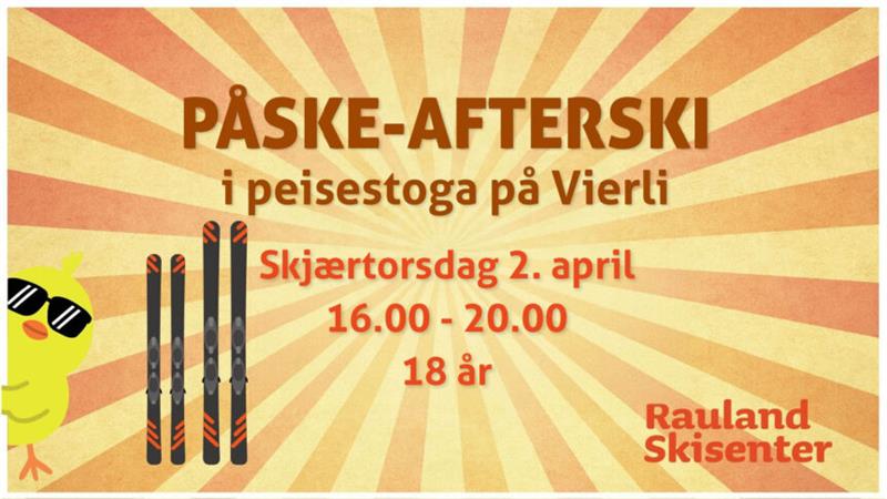 Afterski i peisestoga på Vierli