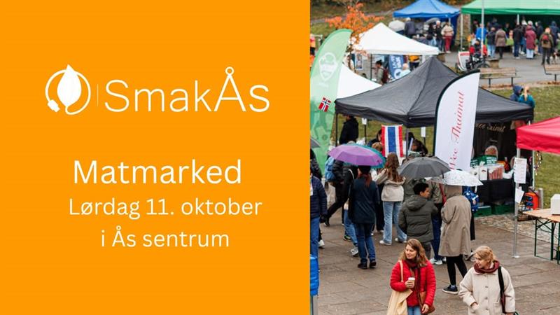 Plakat SmakÅs Matmarked