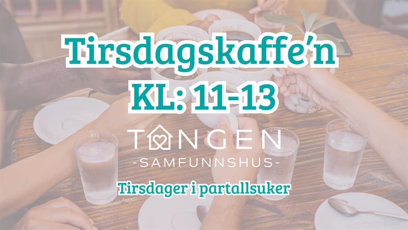 Plakat Tirsdagskaffe'n