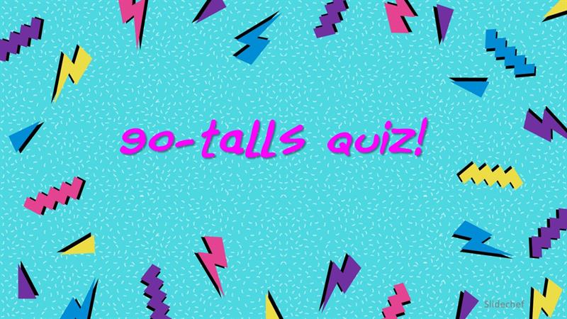 Plakat 90-talls quiz på Nellie