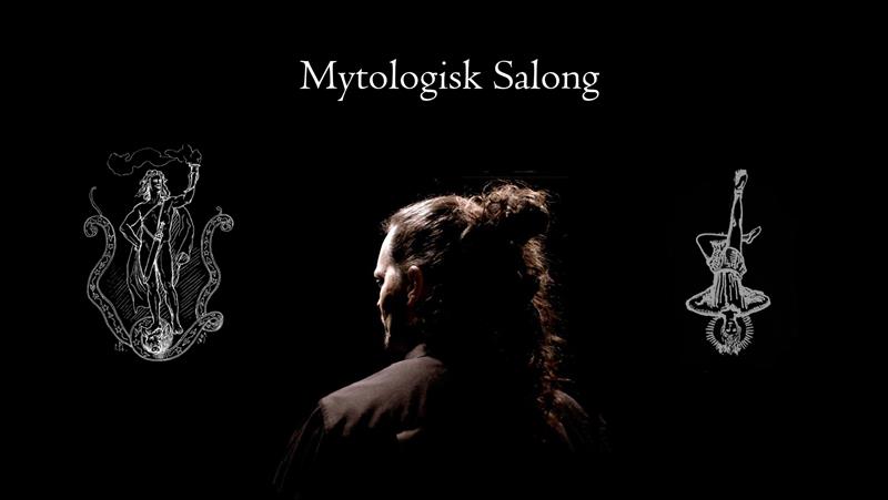 Plakat Mytologisk Salong m. Mikael Öberg