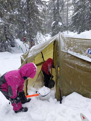 Basecamp for barn i vinterferien