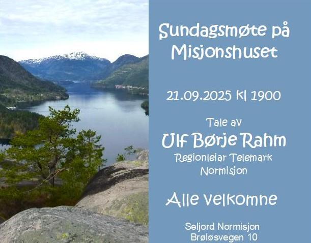 Sundagsmøte på Misjonshuset - Vest-Telemark.no
