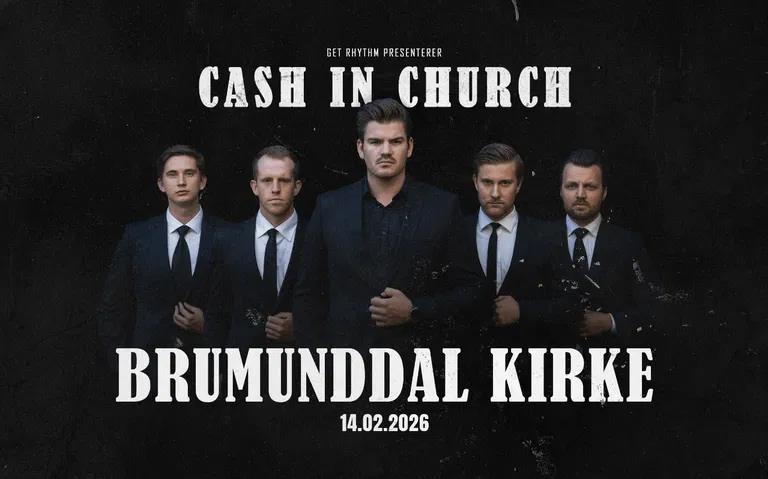 Plakat CASH IN CHURCH - Brumunddal kirke