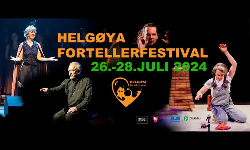 Plakat Helgøya Fortellerfestival 2024