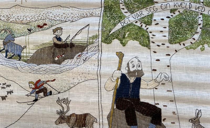 Detalj frå Vinjerevla