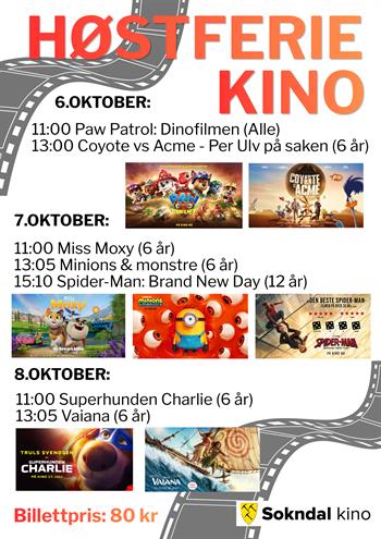 Autumn break at Sokndal cinema