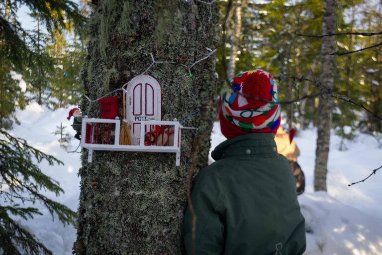 Plakat Julestemning for store og små på Brennlia Gård