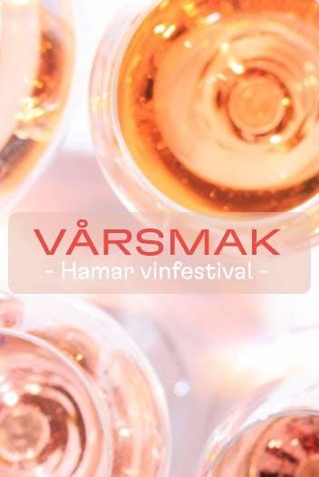 Plakat Vårsmak 2026 / Masterclass: 17. mai-bobler fra Burgund, sjokolade fra Valrhona