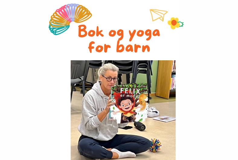 Bok og yoga for barn
