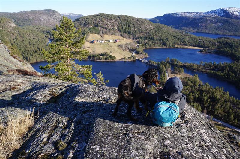 Utsikt frå Kleivfjell