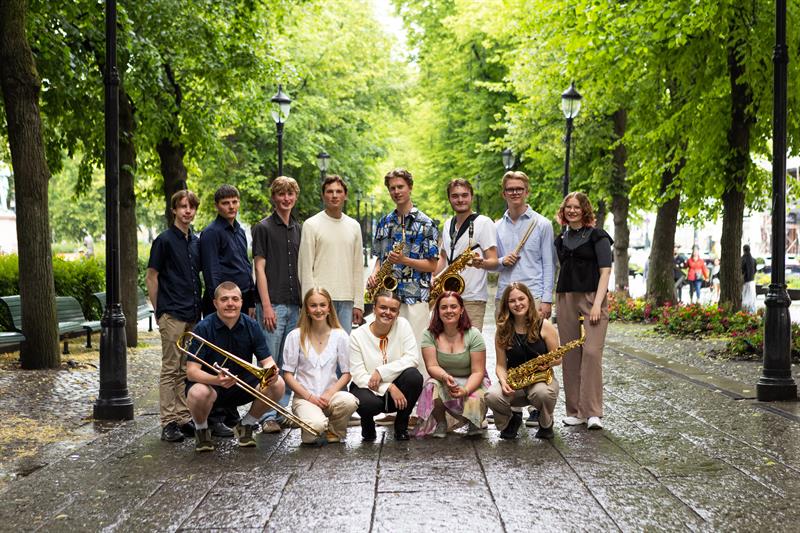 Plakat Innlandet Ungdomsjazzorkester på Børsen Kulturhus