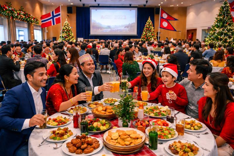 Plakat NEPSÅ Julefest og Årsmøte (AGM) 2026