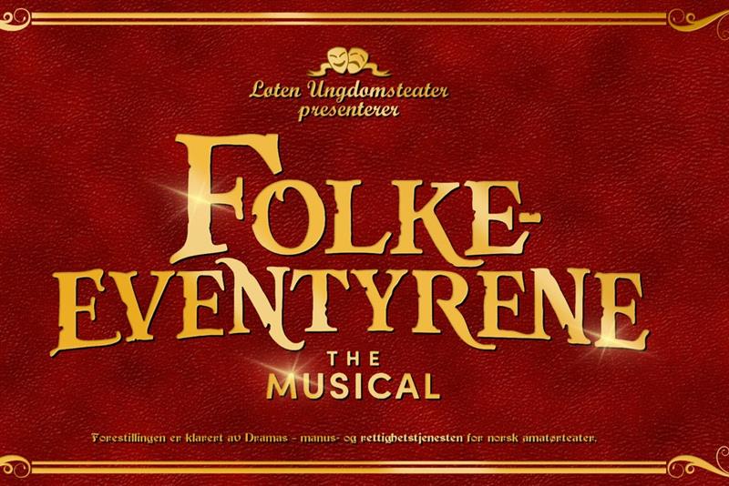 Plakat Folkeeventyrene the musical