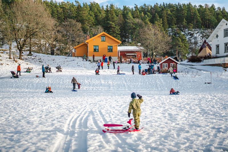 Plakat Kom deg ut-dagen på Breivoll Gård