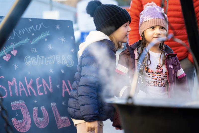 Plakat Spiselig juleverksted med Geitmyra