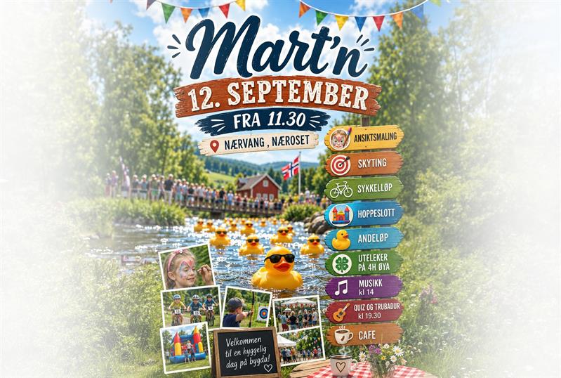 Plakat Mart'n i Næroset