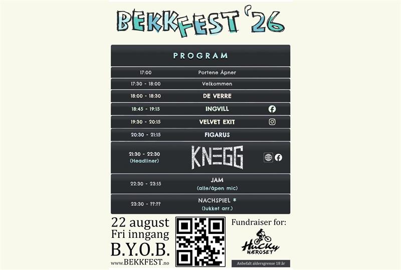 Plakat Bekkfest '26