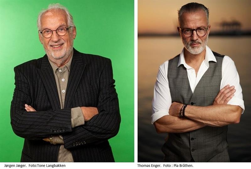 Plakat Jørgen Jæger og Thomas Enger: En dødelig aften