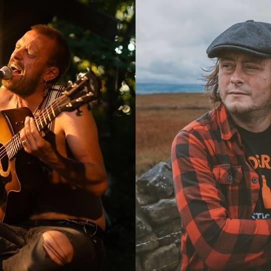 Plakat Jørgen Dretvik og Johnny Campbell på Vinyl og Kaffe