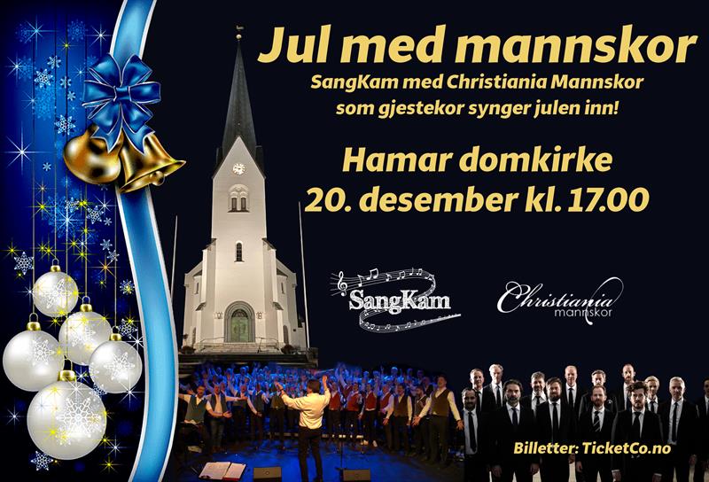 Plakat Jul med mannskor
